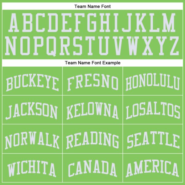 Custom Neon Green White Round Neck Suit Basketball Jersey