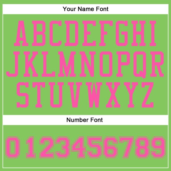 Custom Neon Green Pink Round Neck Suit Basketball Jersey