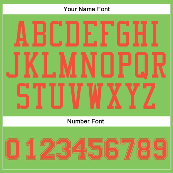 Custom Neon Green Orange Round Neck Suit Basketball Jersey