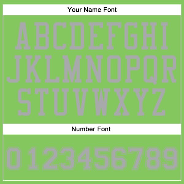 Custom Neon Green Gray Round Neck Suit Basketball Jersey