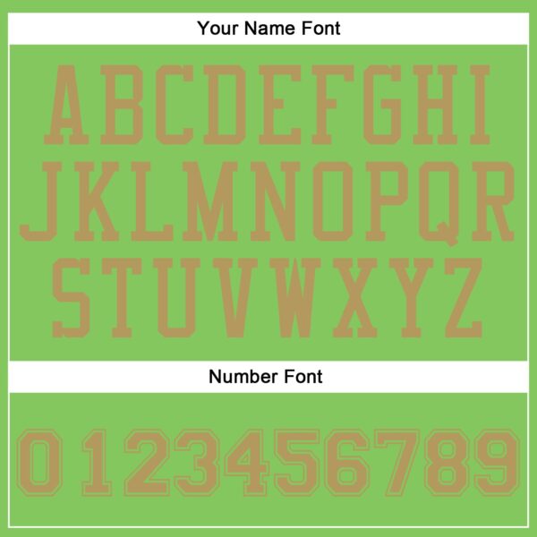 Custom Neon Green Old Gold Round Neck Suit Basketball Jersey