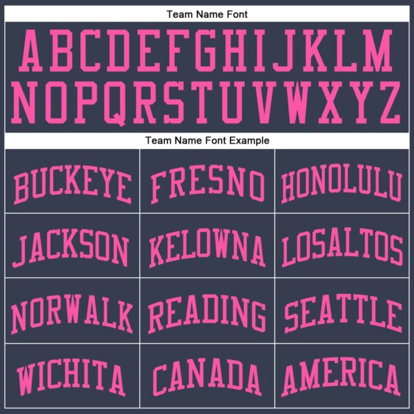 Custom Navy Pink Round Neck Suit Basketball Jersey