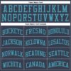 Custom Navy Teal Round Neck Suit Basketball Jersey