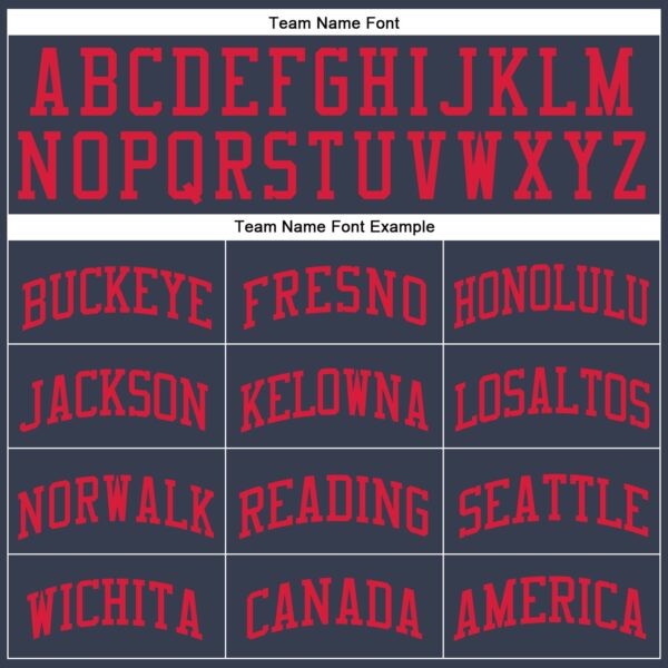 Custom Navy Red Round Neck Suit Basketball Jersey