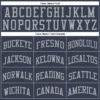 Custom Navy Gray Round Neck Suit Basketball Jersey