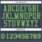 Custom Navy Neon Green Round Neck Suit Basketball Jersey