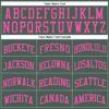 Custom Green Pink Round Neck Suit Basketball Jersey