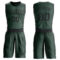 Custom Green Black Round Neck Suit Basketball Jersey
