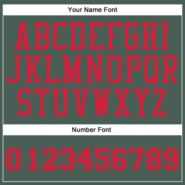 Custom Green Red Round Neck Suit Basketball Jersey