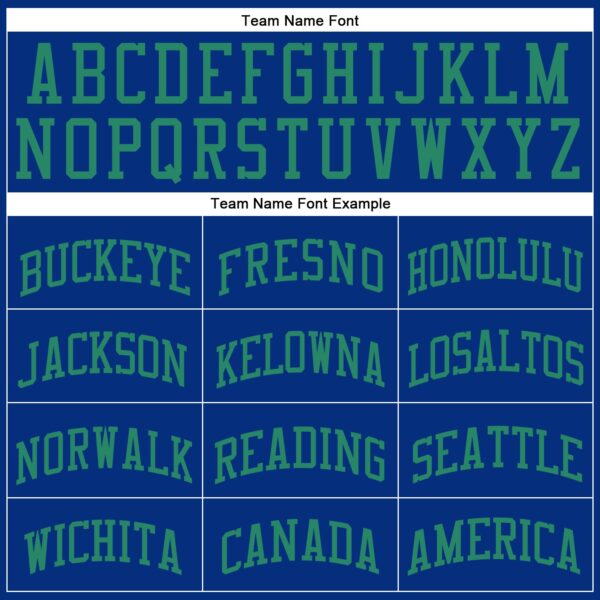 Custom Royal Kelly Green Round Neck Suit Basketball Jersey