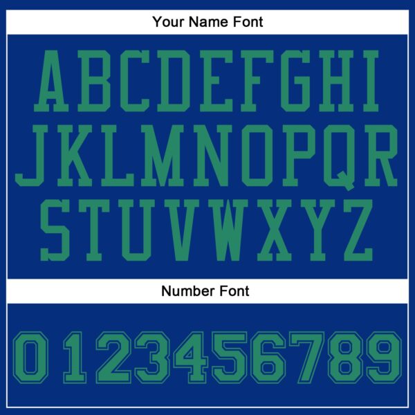 Custom Royal Kelly Green Round Neck Suit Basketball Jersey