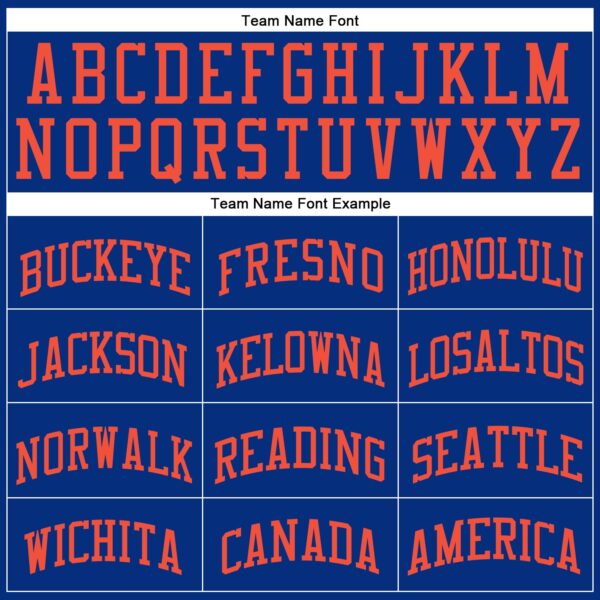 Custom Royal Orange Round Neck Suit Basketball Jersey