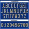 Custom Royal Old Gold Round Neck Suit Basketball Jersey