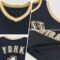 Custom Black White-Old Gold Authentic Throwback Basketball Jersey