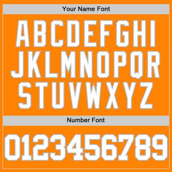 Custom Bay Orange White-Gray Authentic Basketball Jersey