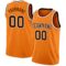 Custom Bay Orange Brown-White Authentic Basketball Jersey