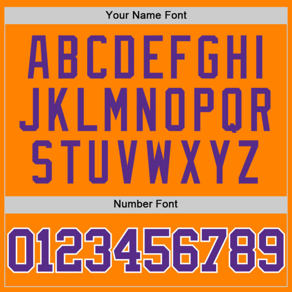 Custom Bay Orange Purple-White Authentic Basketball Jersey