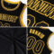 Custom Black Teal Authentic Throwback Basketball Jersey