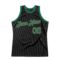 Custom Black Kelly Green-Old Gold Authentic Throwback Basketball Jersey