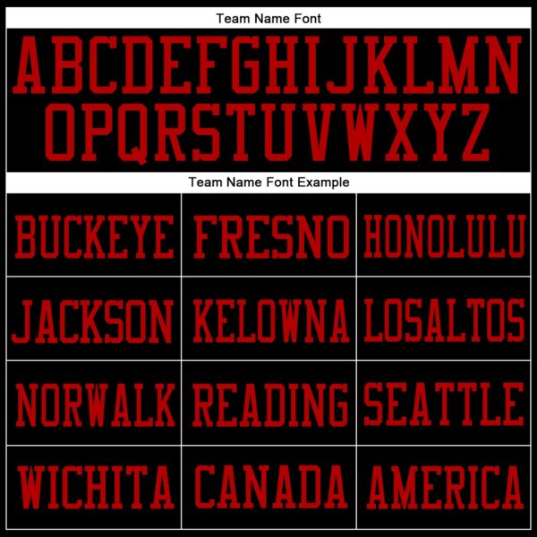 Custom Black White-Red Mesh Authentic Football Jersey