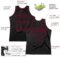 Custom Black Black-Maroon Authentic Throwback Basketball Jersey
