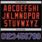 Custom Black Royal-Orange Authentic Throwback Basketball Jersey