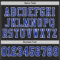 Custom Black Royal-White Mesh Authentic Football Jersey