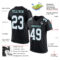 Black1066-1_4c3f57ca-9fb7-4cea-8543-ac9af254093f Custom Black White Gray-Midnight Green Mesh Authentic Football Jersey