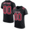 Black1068_f014032e-0a9c-4ad8-8c40-7feb575446dc Custom Black Cardinal-White Mesh Authentic Football Jersey