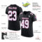 Black1073-1_bd2a5ddb-42f4-4a55-8c18-06363f5fbcaa Custom Black White-Pink Mesh Authentic Football Jersey