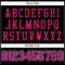 Black1162-3 Custom Black Hot Pink-Light Blue Mesh Authentic Football Jersey