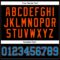 Custom Black Blue-Orange Authentic Throwback Basketball Jersey