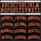Custom Black Red Pinstripe Old Gold-Red Authentic Basketball Jersey