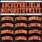 Custom Black Orange Pinstripe Orange-White Authentic Basketball Jersey