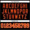 Custom Black Orange Pinstripe Orange-White Authentic Basketball Jersey