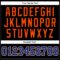 Custom Black Orange Pinstripe Royal-Orange Authentic Basketball Jersey