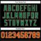 Custom Black Orange Pinstripe Orange-Kelly Green Authentic Basketball Jersey
