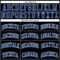 Custom Black Royal Pinstripe Royal-White Authentic Basketball Jersey