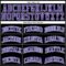 Custom Black Light Blue Pinstripe Purple-Light Blue Authentic Basketball Jersey