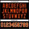 Custom Black Teal Pinstripe Orange-Teal Authentic Basketball Jersey