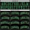 Custom Black Old Gold Pinstripe Kelly Green-Old Gold Authentic Basketball Jersey