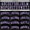Custom Black Gray Pinstripe Purple-Gray Authentic Basketball Jersey