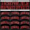 Custom Black White Pinstripe Red-White Authentic Basketball Jersey