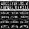 Custom Black White Pinstripe White Authentic Basketball Jersey