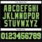 Custom Black White Pinstripe Neon Green-White Authentic Basketball Jersey