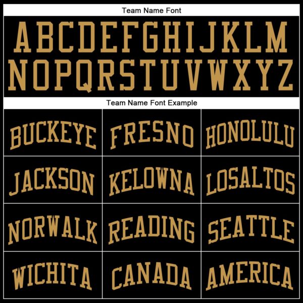 Custom Black Old Gold Authentic Throwback Basketball Jersey