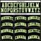 Custom Black Neon Green-White Authentic Throwback Basketball Jersey