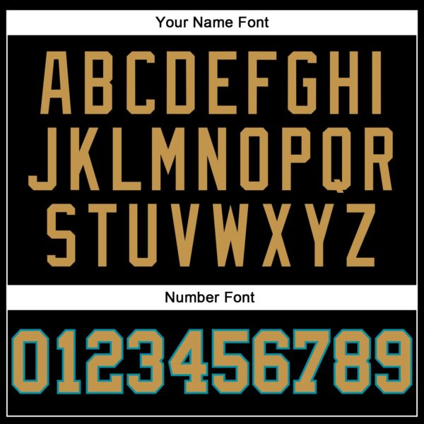 Custom Black Old Gold-Teal Authentic Throwback Basketball Jersey