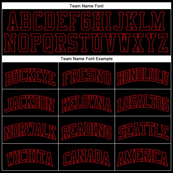 Custom Black Red Authentic Throwback Basketball Jersey