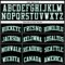 Custom Black White-Kelly Green Authentic Throwback Basketball Jersey